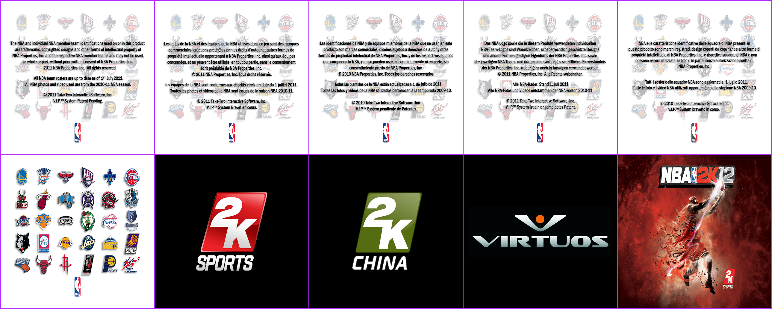 NBA 2K12 - Opening Logos & Title Screen