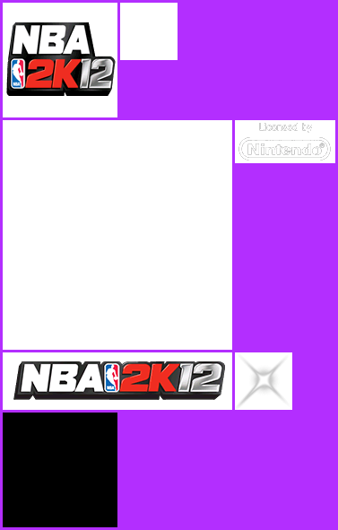 The Spriters Resource - Full Sheet View - NBA 2K12 - Wii Menu Banner & Icon