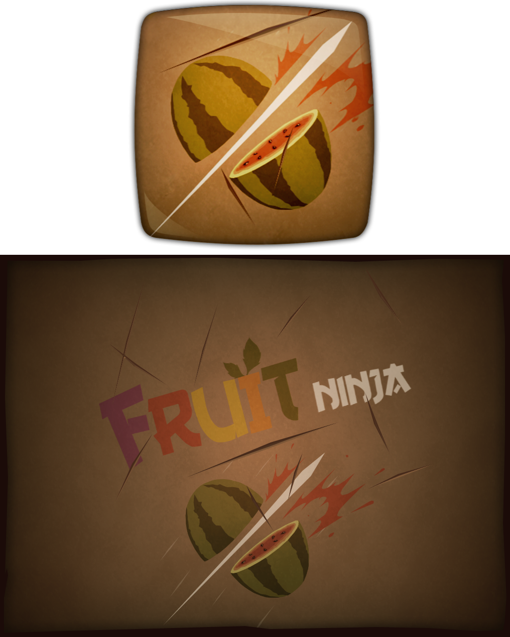 The Spriters Resource - Full Sheet View - Fruit Ninja - Fruit Ninja