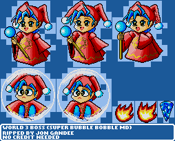 Super Bubble Bobble MD (Bootleg) - World 3 Boss