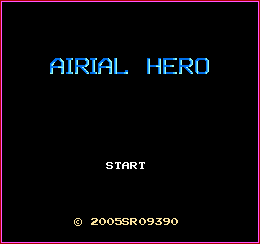 Airial Hero (Bootleg) - Title Screen