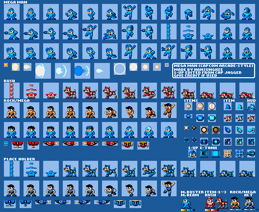 Megaman (Capcom 80s Arcade-Style)