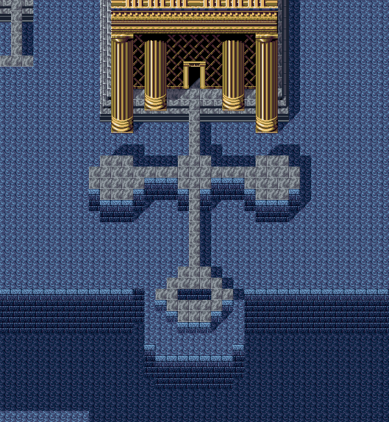 Lufia 2: Rise of the Sinistrals - Submarine Cave Shrine (Waterless Exterior)