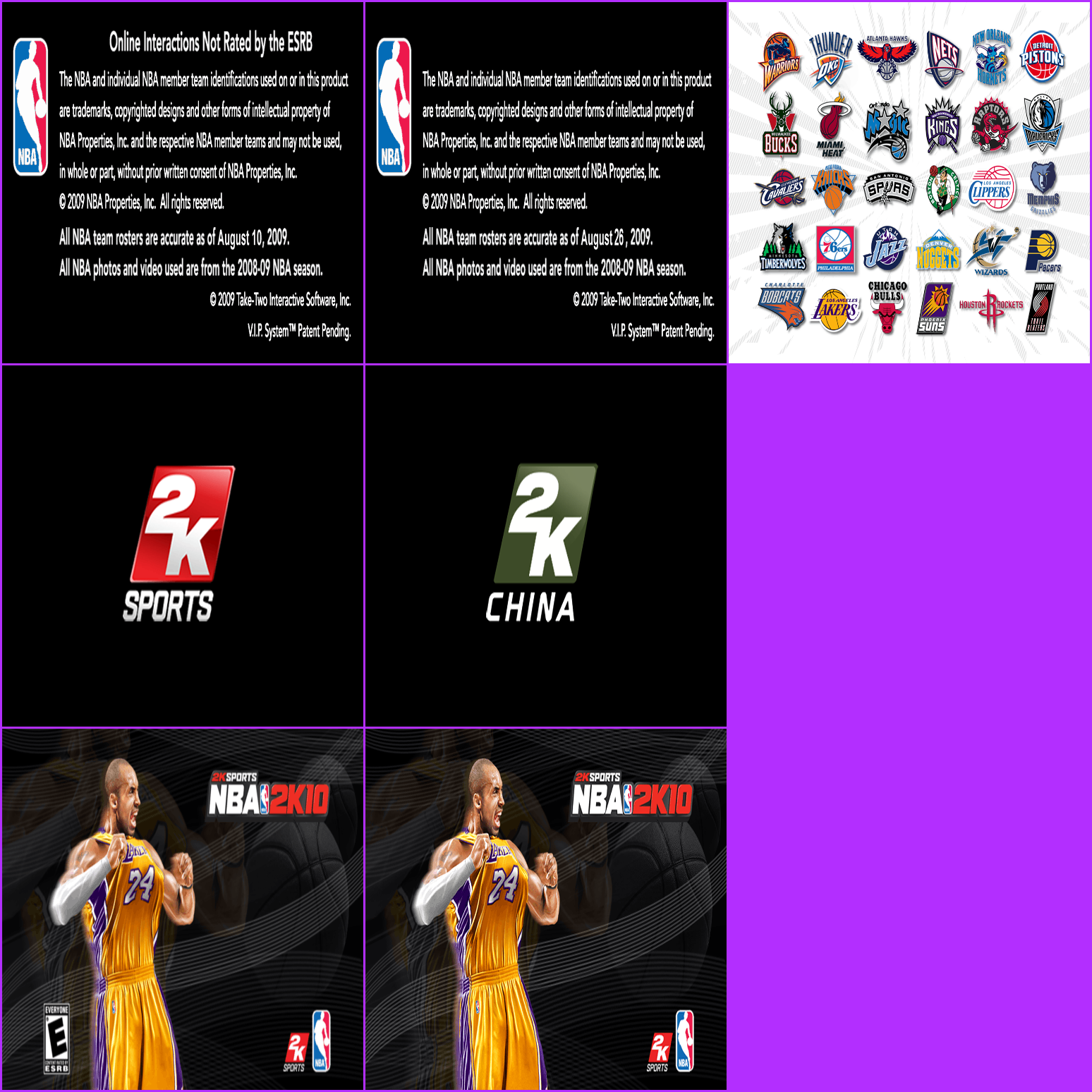 NBA 2K10 - Opening Screens & Title Screen
