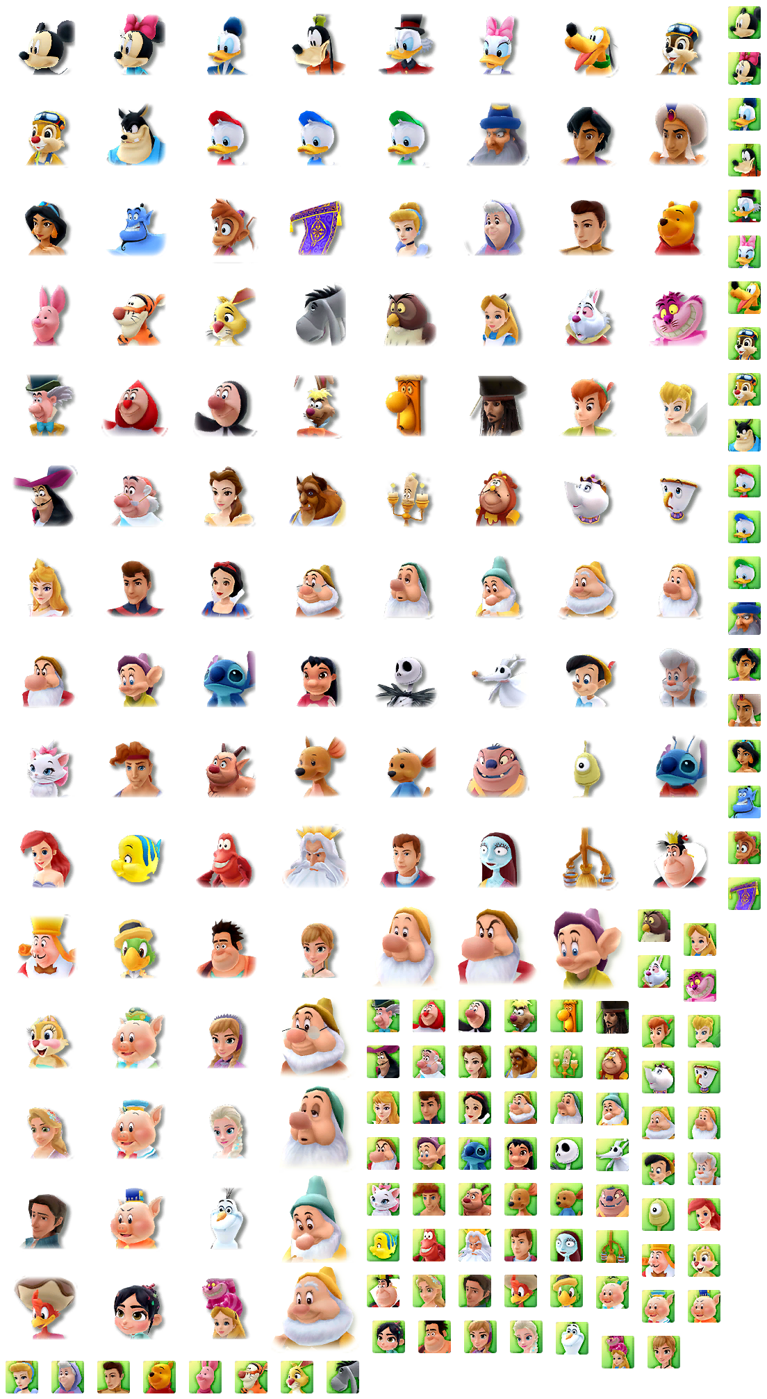 Disney Character Icons