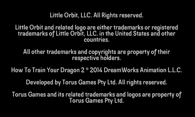 How to Train Your Dragon 2 - Copyright Screen