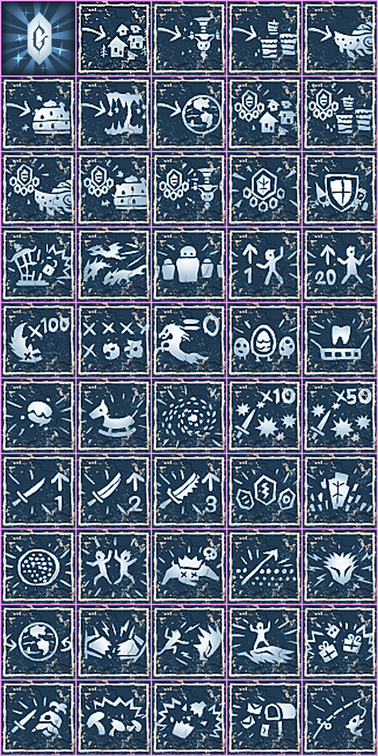 Rise of the Guardians - Trophy Icons