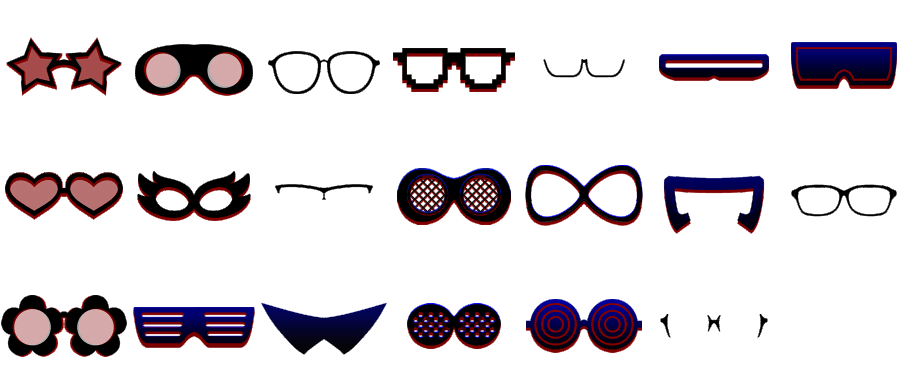 Miitopia - Glasses Icons