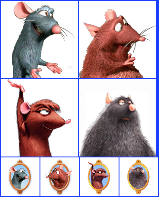 Ratatouille - Character Icons (Minigames)