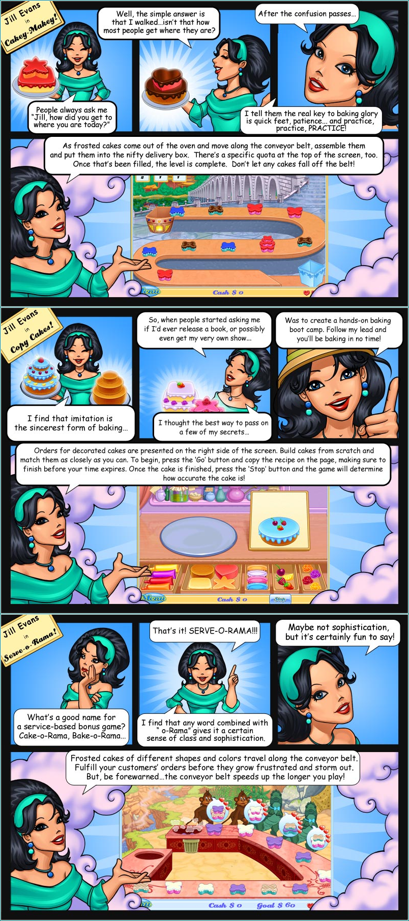 Cake Mania 3 - Minigame Comics