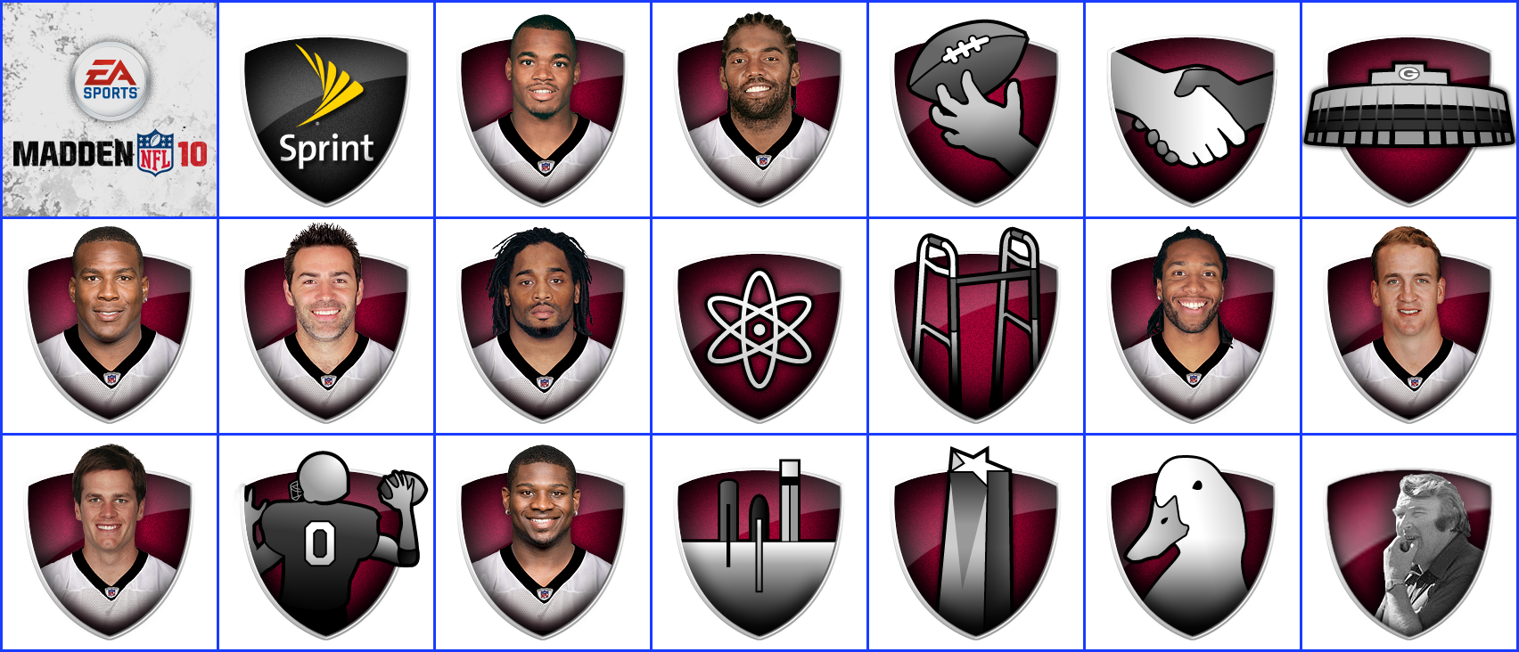 Madden NFL 10 - Trophy Icons