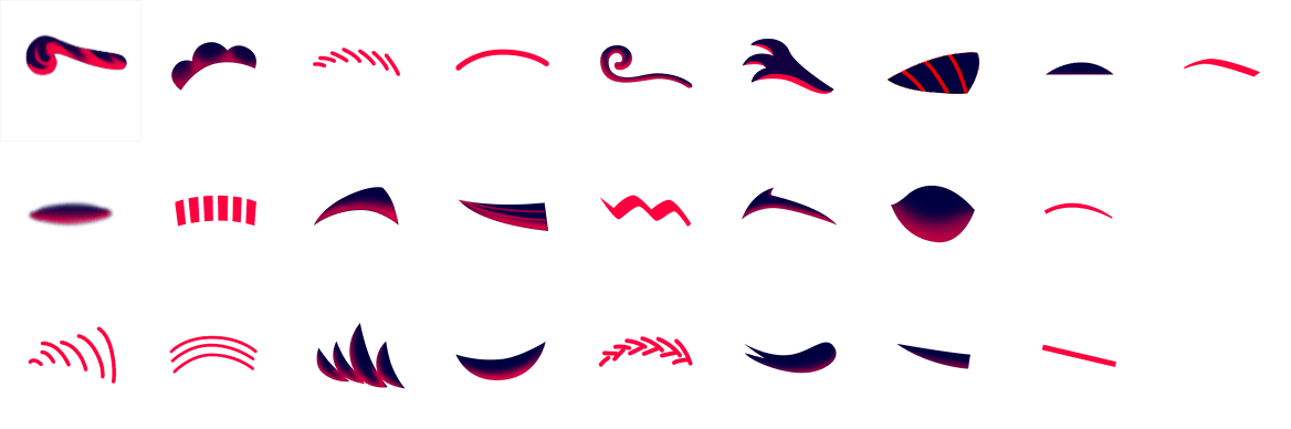 Miitopia - Eyebrow Icons