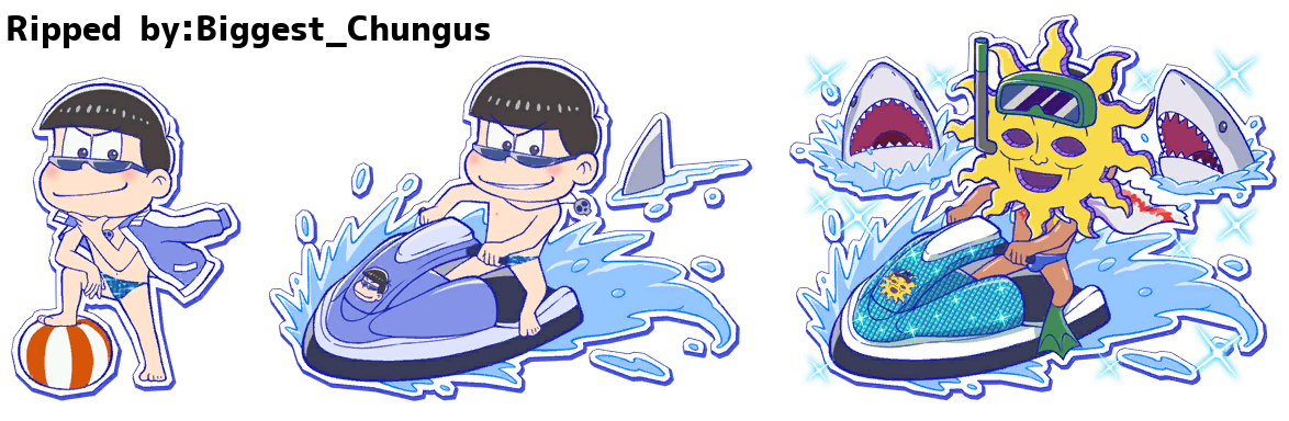 Motto! New Puzz Osomatsu-san: Shinpin Sotsugyou Keikaku - Karamatsu (Swimsuit)