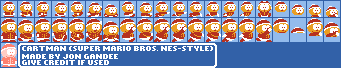 Cartman (Super Mario Bros. NES-Style)