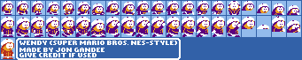 Wendy (Super Mario Bros. NES-Style)