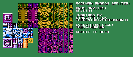 Rockman/Megaman Shadow Tileset (MM9-Style)