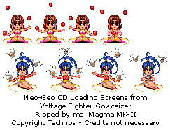 Neo-Geo CD Loading Screens