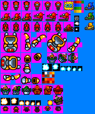 The Spriters Resource - Full Sheet View - Bomberman '93 - Black Bomberman