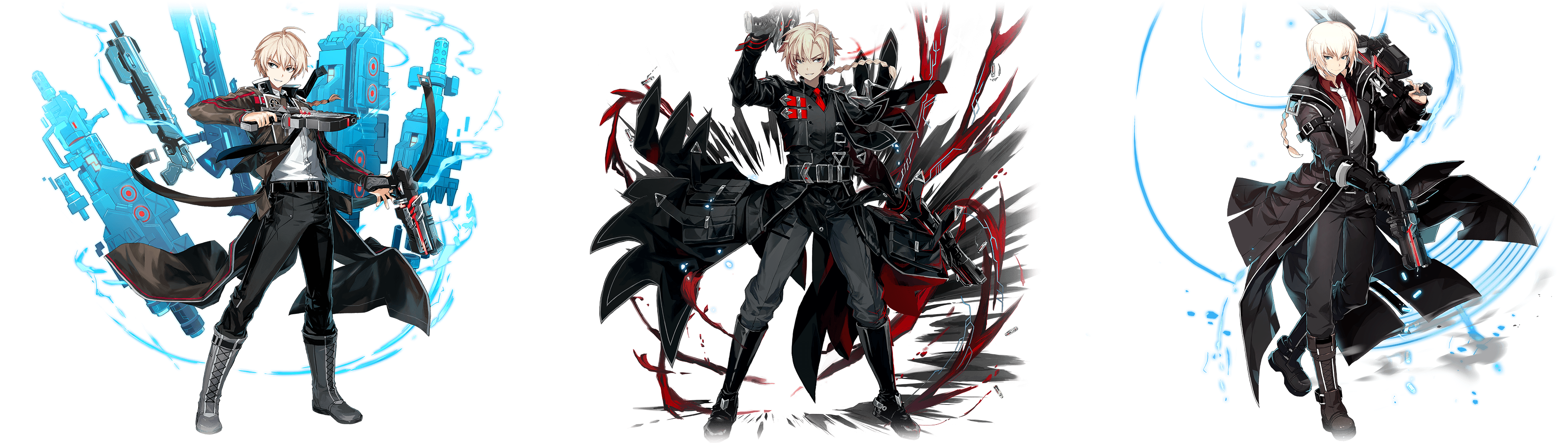 Soulworker - Erwin Class Info Illustrations