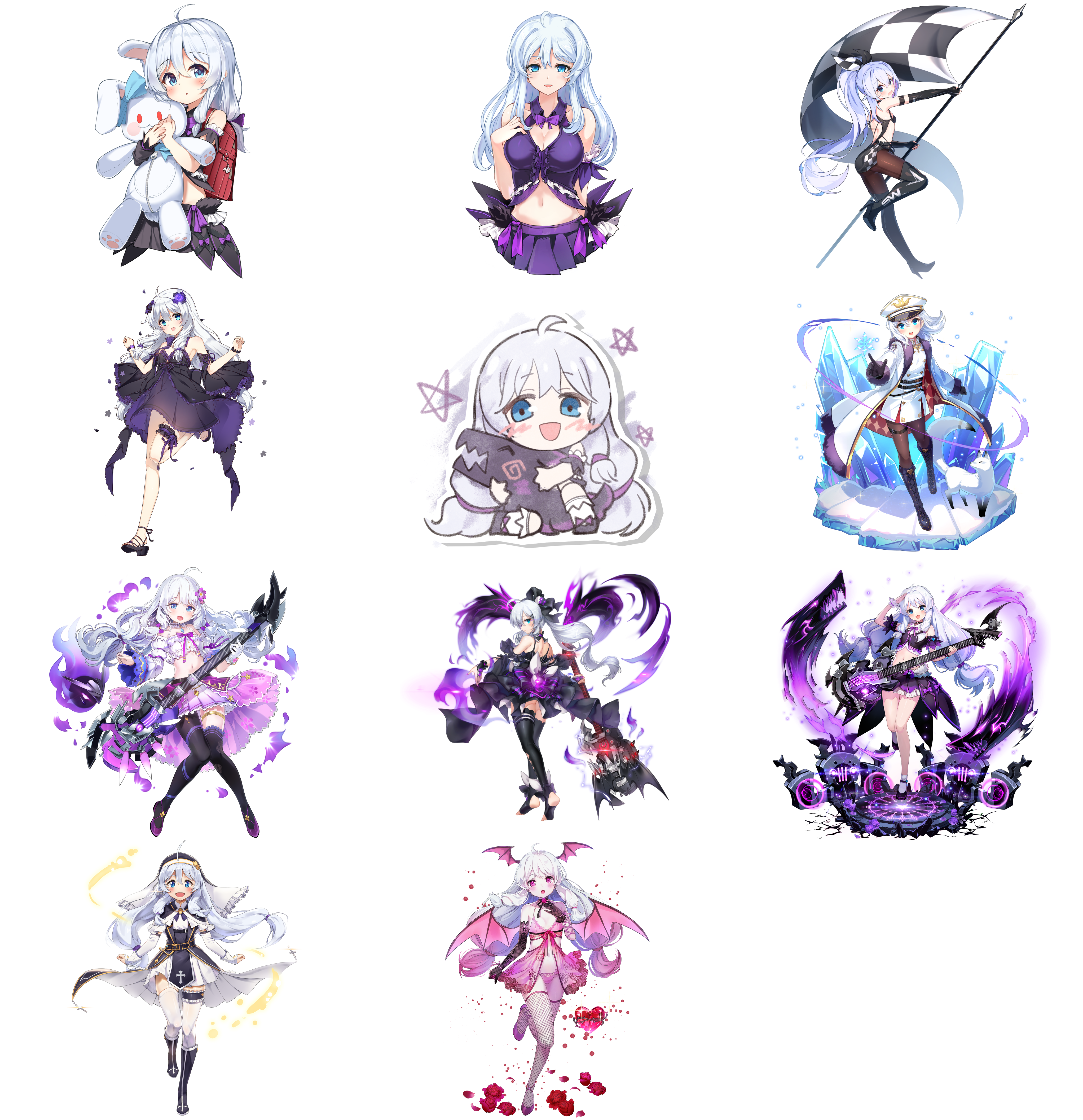 Soulworker - Stella Costume Album Illustrations