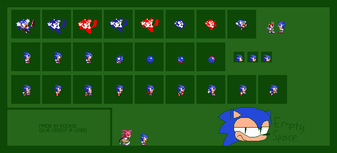 Sonic the Hedgehog Customs - Chibi Sonic (Sonic 3-Style)