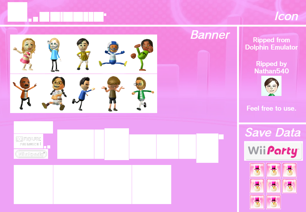 Wii Party - Wii Banner And Save Data