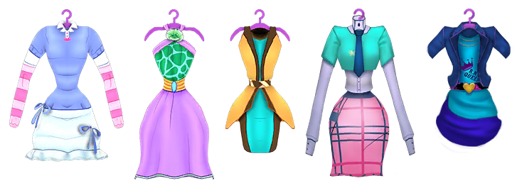 Winx Club: Alfea Butterflix Adventures - Aisha's Outfits