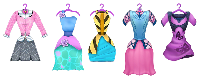 Winx Club: Alfea Butterflix Adventures - Bloom's Outfits