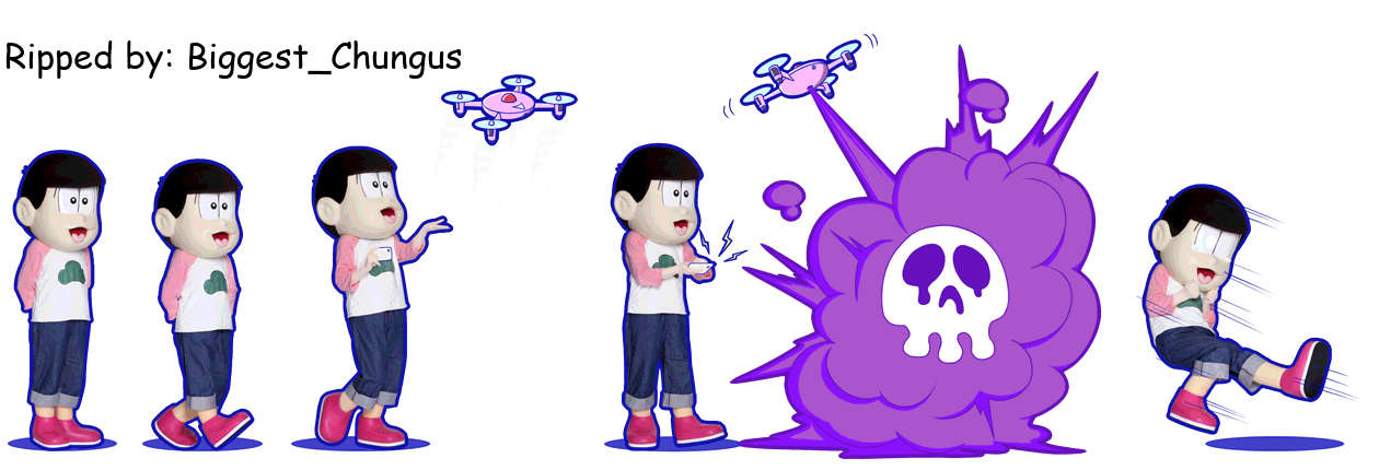 Osomatsu-san Hesokuri Wars: Battle of the NEETs - Todomatsu (Mascots)