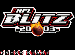 NFL Blitz 20-03 - Title Screen