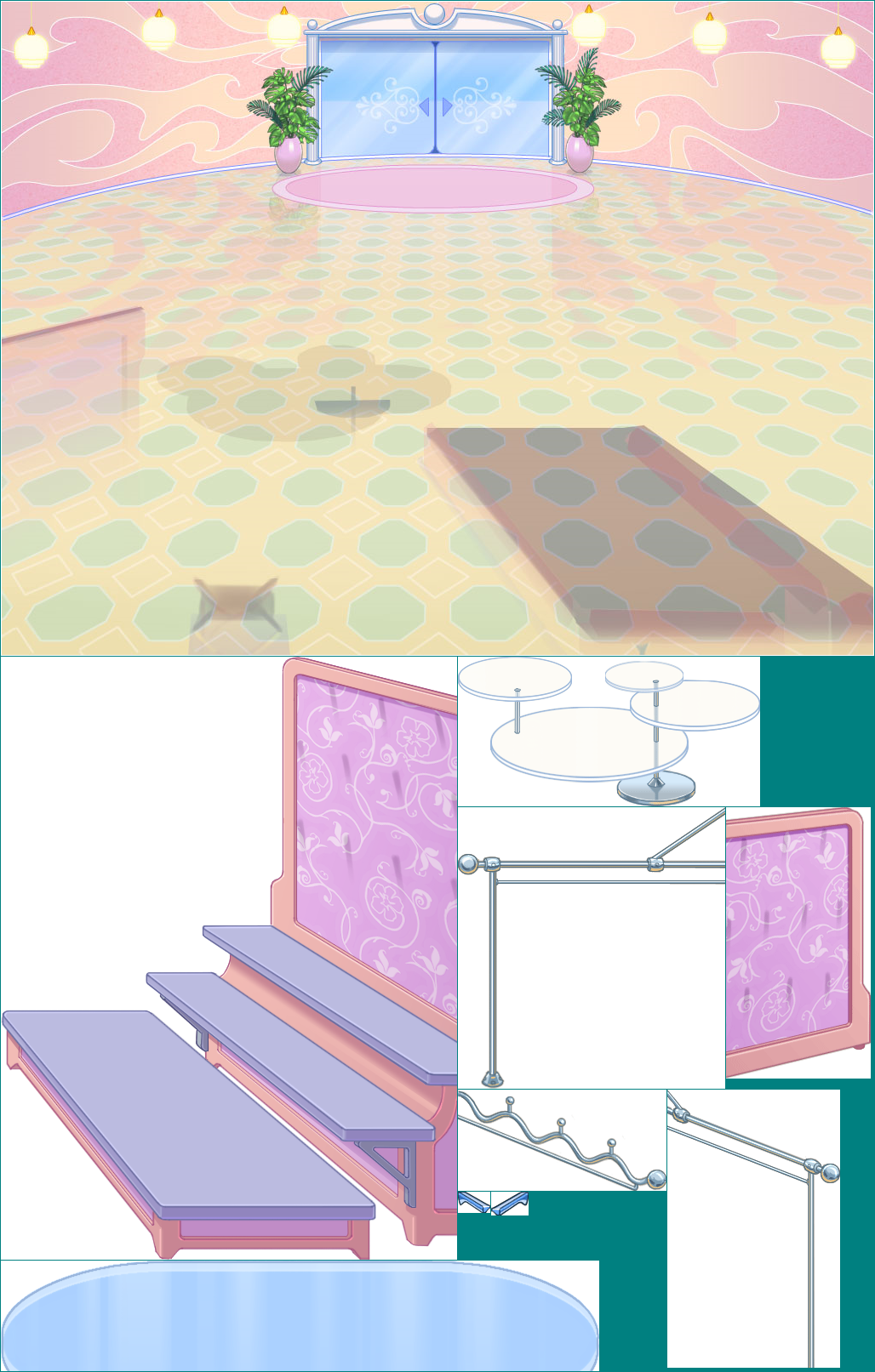 Cake Mania: Lights, Camera, Action! - Fashion Shop Background (Levels 16-20)