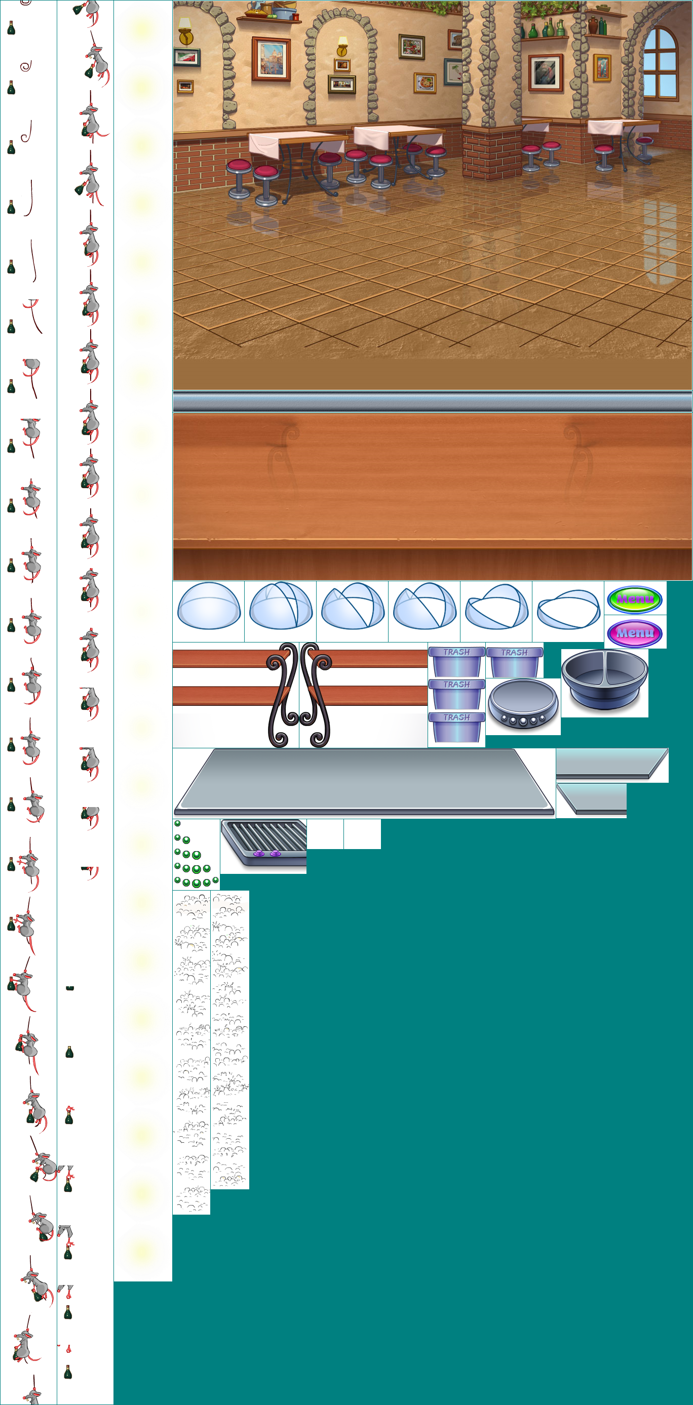 Cake Mania: Lights, Camera, Action! - Pizza Shop Background