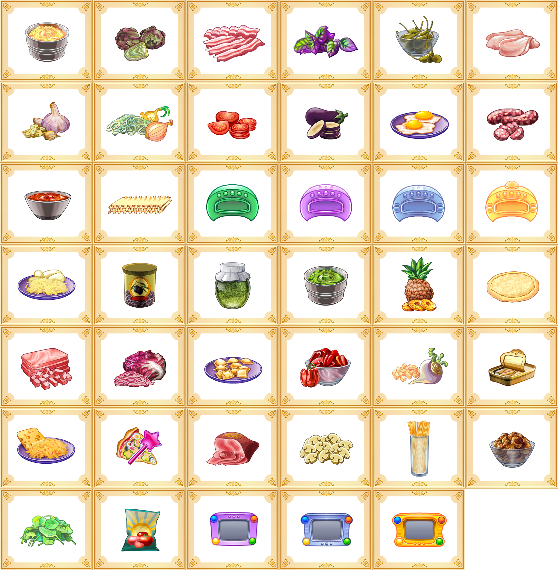 Cake Mania: Lights, Camera, Action! - Shop Screen Icons