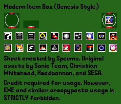 Modern Item Box (Genesis-Style)