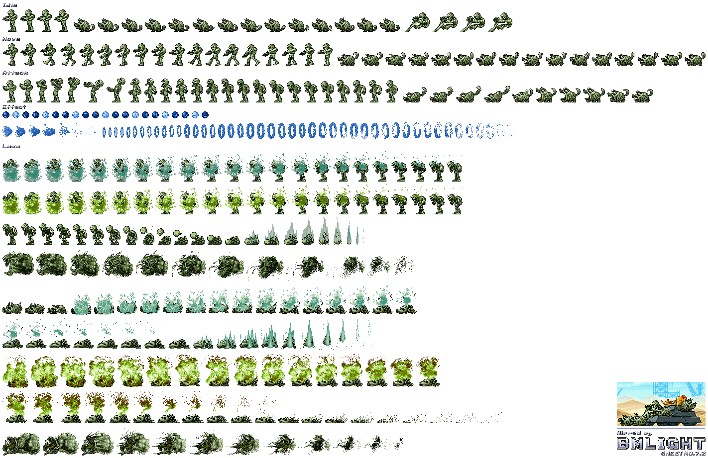 Metal Slug Attack - Mummies (Tyrant Pharaoh)