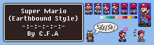 Mario Customs - Mario (Earthbound-Style)