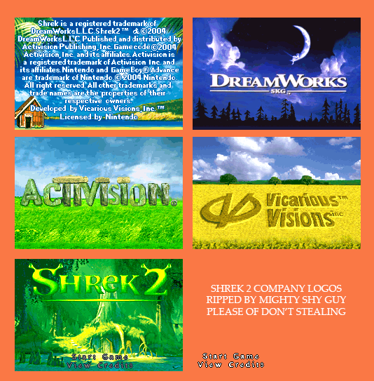 Shrek 2 - Company Logos