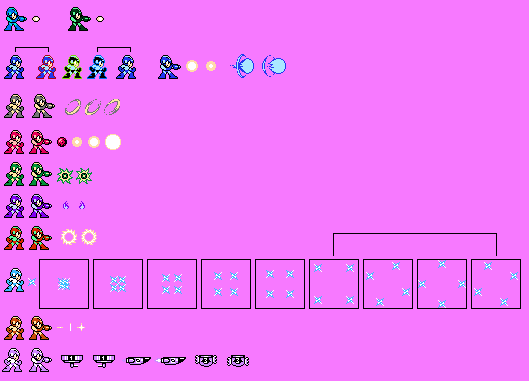 Rockman No Constancy (Hack) - Weapons