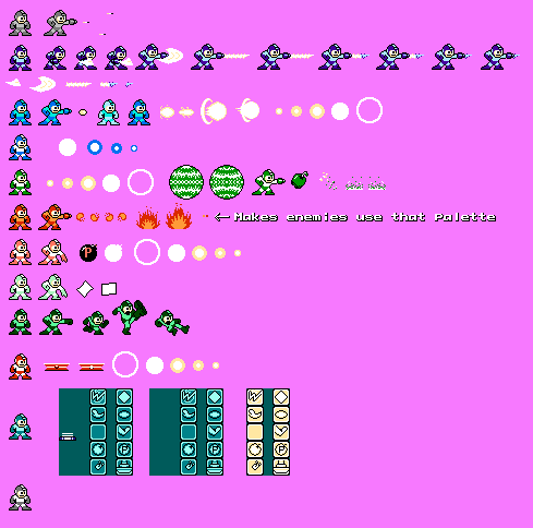 Rockman CX (Hack) - Weapons