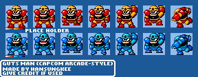 Mega Man Customs - Gutsman (Capcom 80s Arcade-Style)