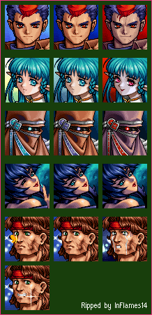 Brandish 4 - Tower of the Sleeping God - Character Portraits