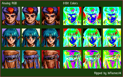 Brandish VT - Character Portraits