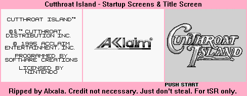 Startup Screens & Title Screen