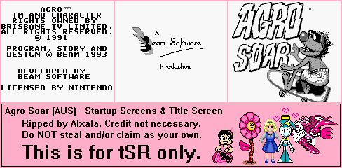 Startup Screens & Title Screen