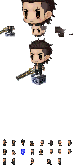 Pictologica Final Fantasy - Gladiolus Amicitia