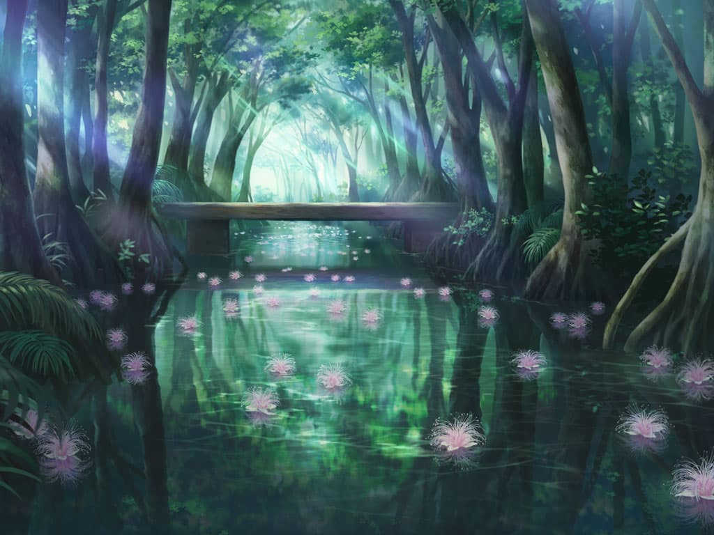 Puella Magi Madoka Magica Side Story: Magia Record - River with Drifting Flowers [bg_adv_20781]