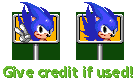 Sonic the Hedgehog Customs - Signpost (Super Sonic, Sonic 2-Style)