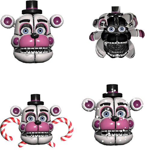 Five Nights at Freddy's AR: Special Delivery - Funtime Freddy 3D Avatar