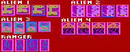 Extra Terrestrials (Atari 2600) - Ranger & Aliens