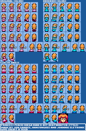 Peach (Mega Man 8-bit Deathmatch-Style)